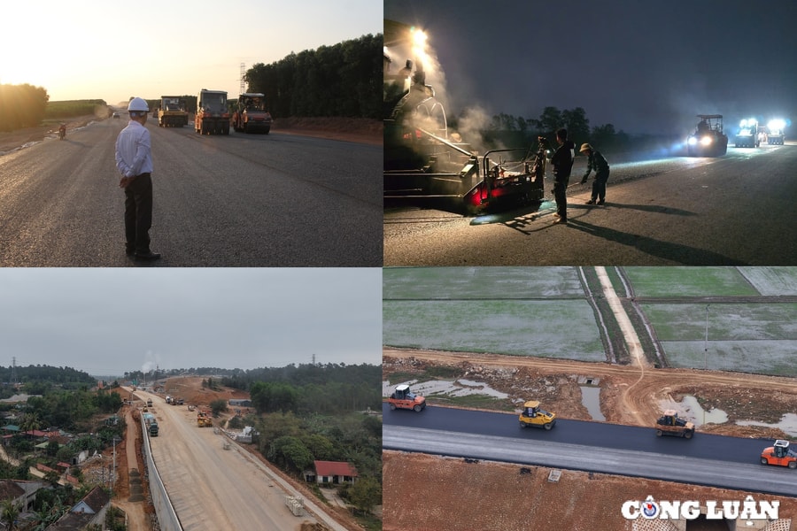 Ngày đêm thi công cao tốc Bắc - Nam để thông xe dịp 30/4 - 1/5