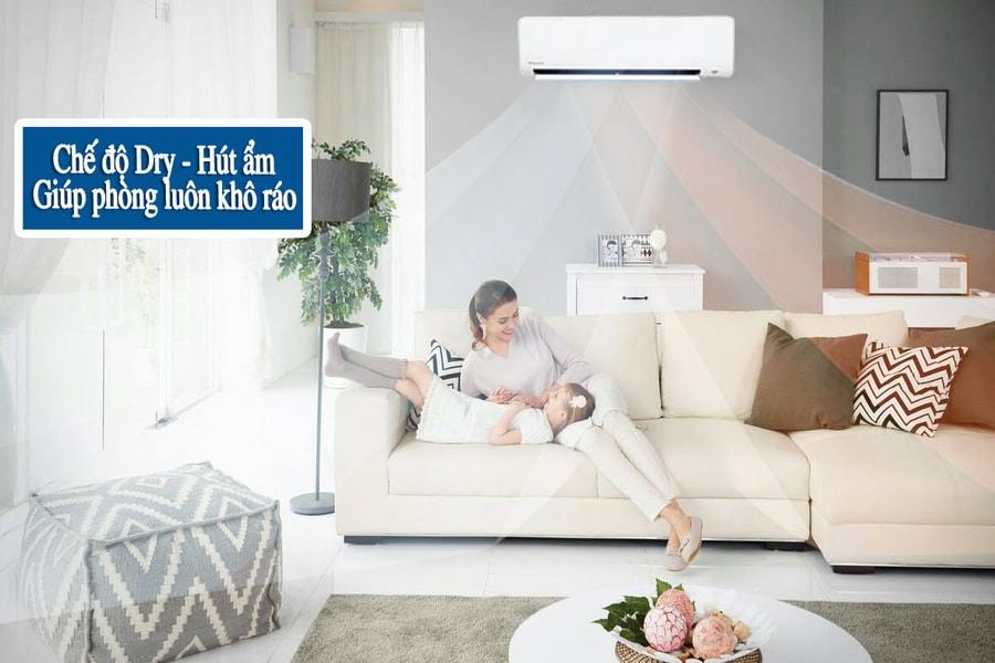 Trời nồm, dùng điều hòa để hút ẩm như thế nào cho hiệu quả?