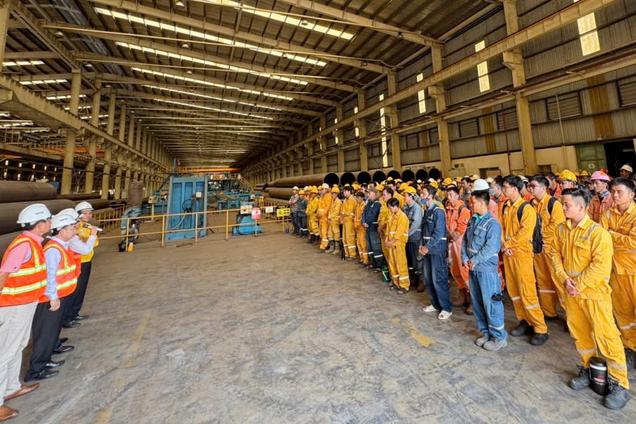 PV GAS PIPE  khởi động năm mới, quyết tâm hoàn thành vượt mục tiêu 2025