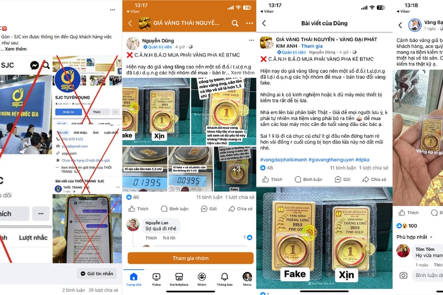 Cẩn trọng khi mua vàng ở "chợ online"