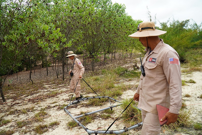 Các dự án khắc phục hậu quả bom mìn tại Quảng Bình được hoạt động trở lại