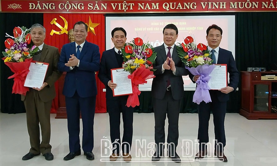 Kết thúc hoạt động của Đảng bộ Khối các Cơ quan và Doanh nghiệp tỉnh Nam Định