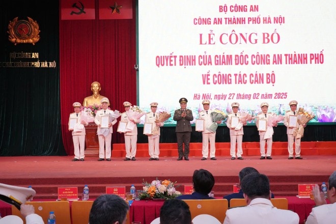 Công an TP Hà Nội sắp xếp bộ máy theo mô hình mới từ 1/3/2025
