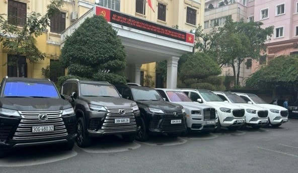 Triệt phá ổ nhóm lừa đảo tiền ảo MPX, thu giữ nhiều xe sang