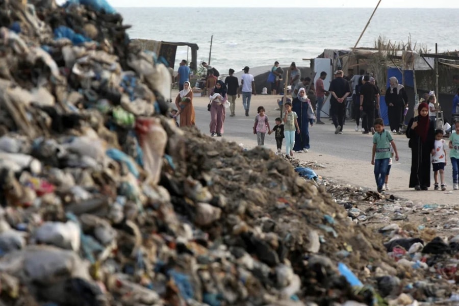 Cuộc khủng hoảng rác thải ở Gaza