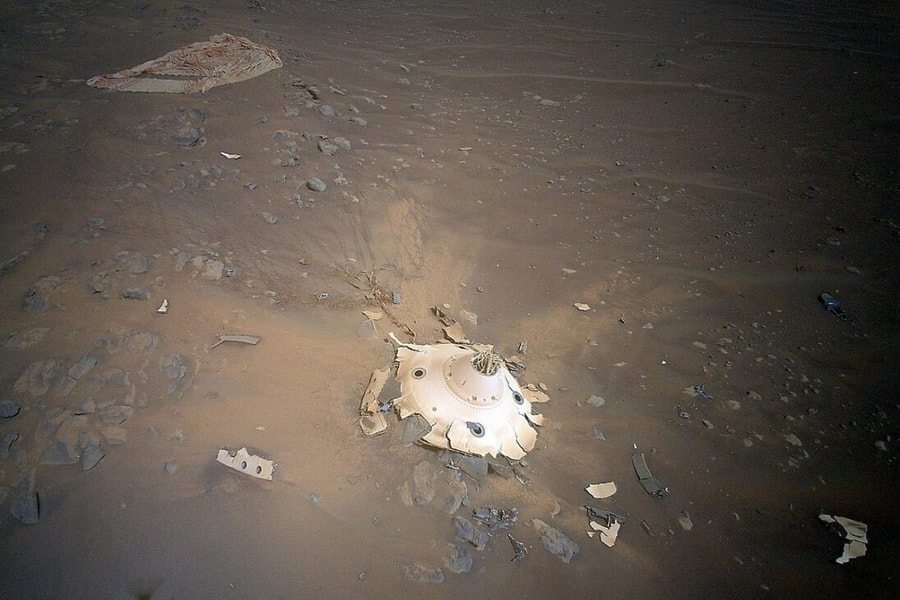 NASA chụp được hình ảnh đống đổ nát trên Sao Hỏa