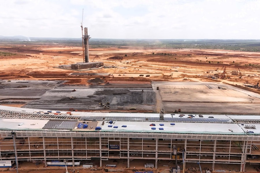 Nhà ga hành khách cảng hàng không Long Thành được lắp kính lấy sáng tự nhiên