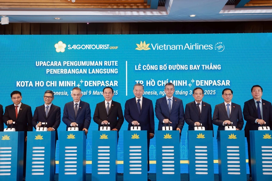 Vietnam Airlines công bố mở đường bay thẳng TP. Hồ Chí Minh - Denpasar