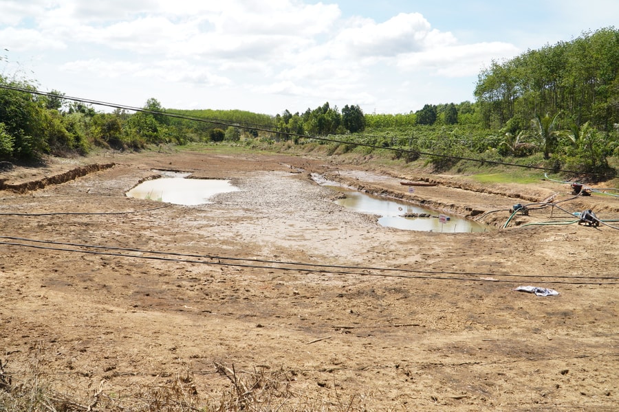 Nhiều hồ thủy lợi cạn khô, Kon Tum đối mặt với nguy cơ hạn hán trên diện rộng