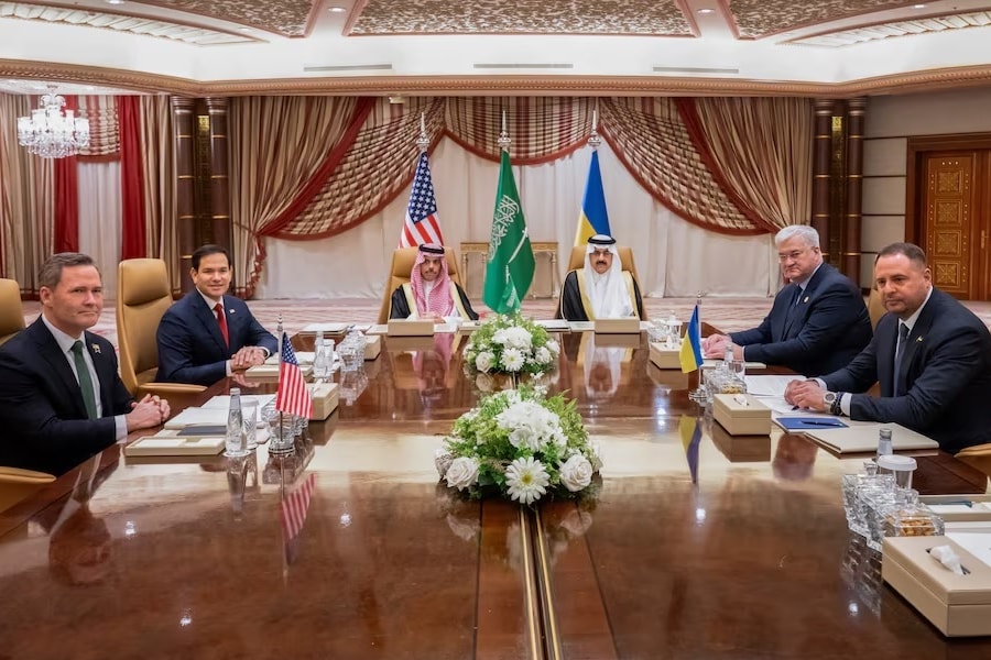 Mỹ tiếp tục đàm phán 'xoay vòng' với Ukraine và Nga tại Ả Rập Xê Út