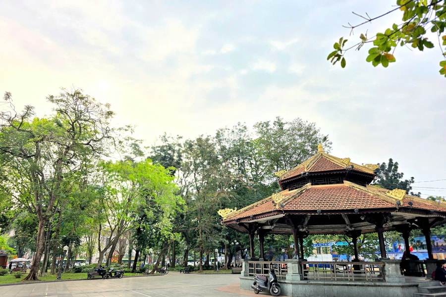 Hà Nội: Vườn hoa Lý Thái Tổ sẽ có 114 cây bóng mát sau cải tạo