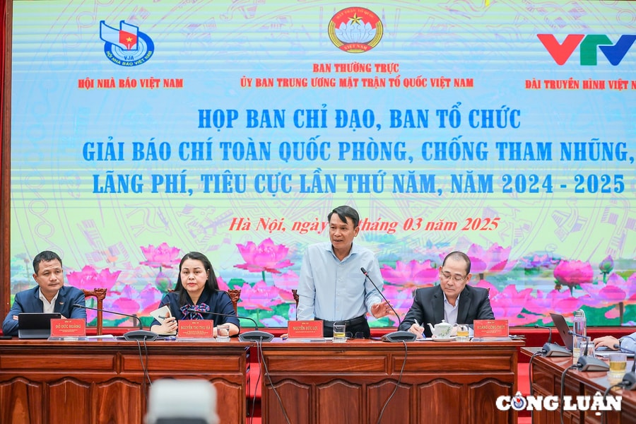 Đẩy mạnh công tác tuyên truyền Giải báo chí toàn quốc phòng, chống tham nhũng, lãng phí, tiêu cực lần thứ năm