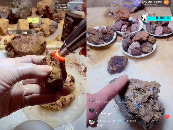 Người dân cảnh giác trước chiêu trò livestream cắt đá tìm ngọc nhận thưởng