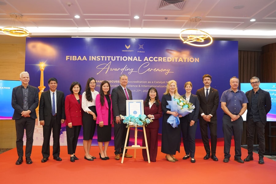 VinUni đạt kiểm định quốc tế FIBAA sau 5 năm hoạt động