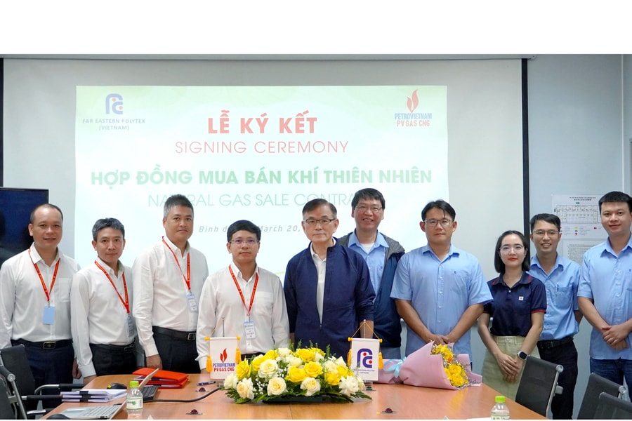 PV GAS CNG và Far Eastern Polytex ký kết hợp đồng mua bán khí thiên nhiên
