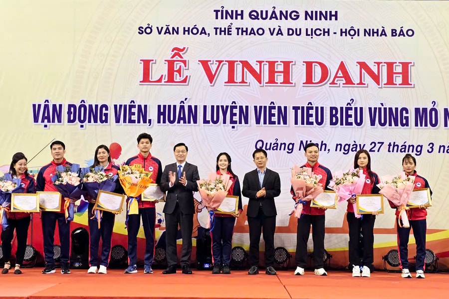 Vinh danh vận động viên, huấn luyện viên tiêu biểu Vùng mỏ năm 2024