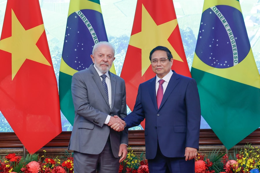 Việt Nam - Brazil: Quyết tâm đưa thương mại song phương lên 15 tỷ USD vào năm 2030