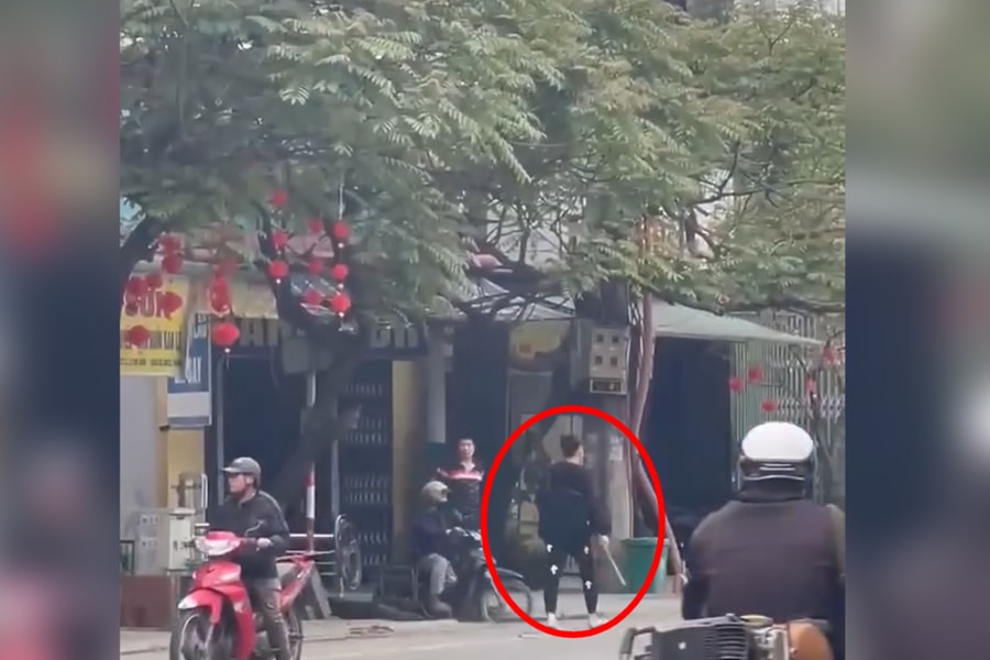 Thanh Hóa: Công an vào cuộc xác minh nhóm đối tượng chém nhau trên đường