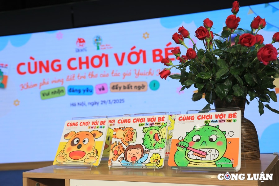 NXB Kim Đồng ra mắt bộ sách cho trẻ em mang tên 'Cùng chơi với bé'