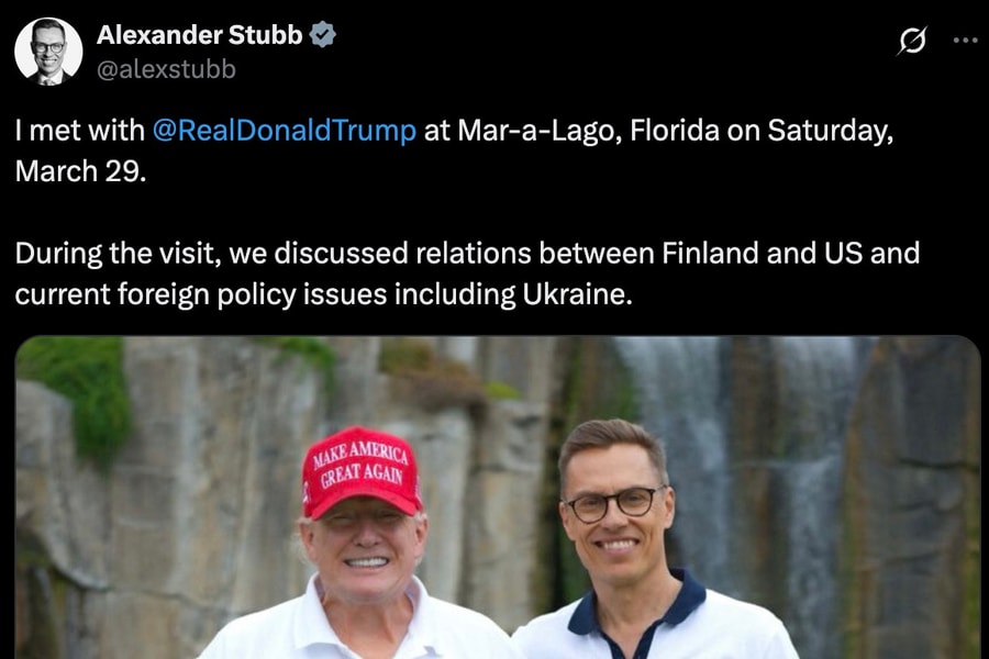 Tổng thống Phần Lan bất ngờ thăm Mỹ, tăng cường quan hệ với ông Trump