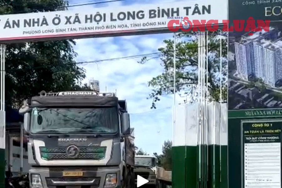 Đồng Nai: Phát lộ vụ vận chuyển đất trái phép từ dự án nhà ở xã hội Long Bình Tân