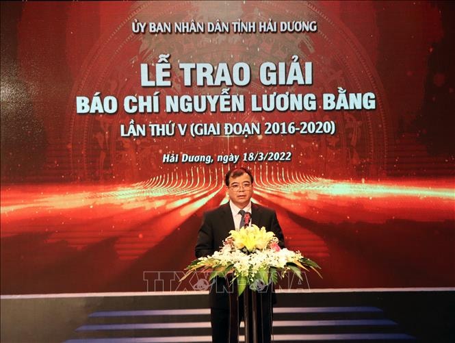 Hải Dương: Phát động Giải thưởng Báo chí Nguyễn Lương Bằng lần thứ VI