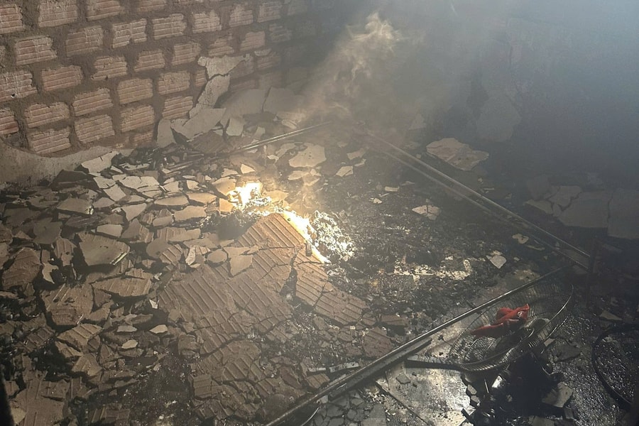 Kon Tum: Con trai châm lửa đốt nhà cha ruột