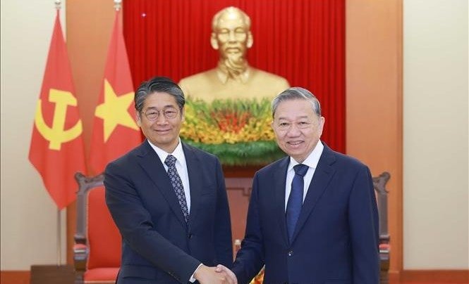 Tổng Bí thư Tô Lâm tiếp Đại sứ Nhật Bản tại Việt Nam Ito Naoki