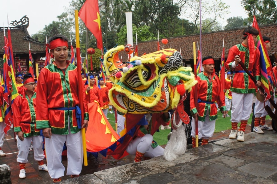 Người dân Yên Sở hào hứng với nghi lễ rước Giá