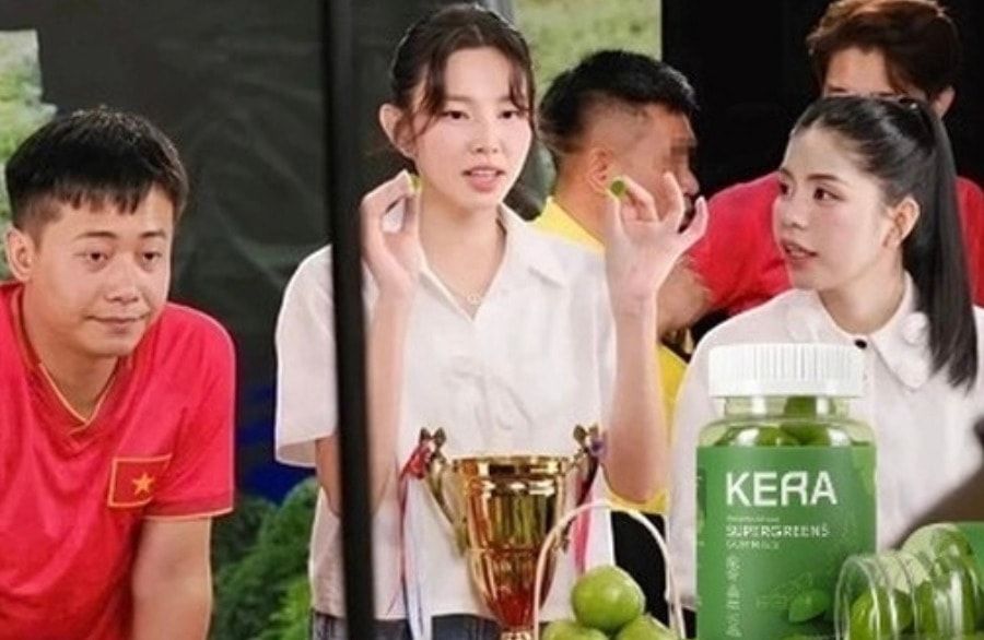 Xác định Hoa hậu Thuỳ Tiên liên quan đến vụ quảng cáo sai sự thật về kẹo rau Kera