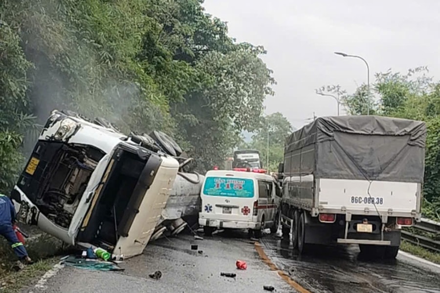 Nguyên nhân ban đầu vụ tai nạn liên hoàn trên đèo Bảo Lộc