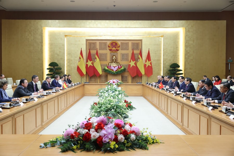 Tuyên bố chung về kết quả chuyến thăm chính thức Việt Nam của Thủ tướng Tây Ban Nha Pedro Sánchez