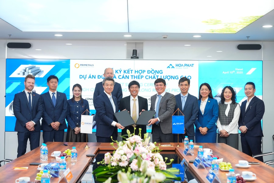 Hòa Phát đầu tư dây chuyền đúc và cán thép chất lượng cao của Tập đoàn Primetals