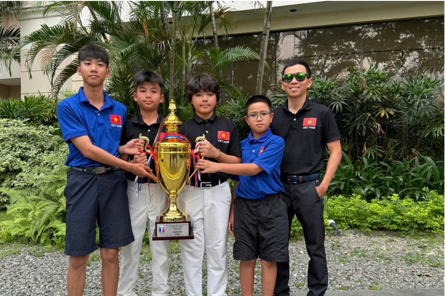 Golf trẻ Việt Nam giành chức vô địch đồng đội tại giải JGFP International Interclub Golf Championship 2025