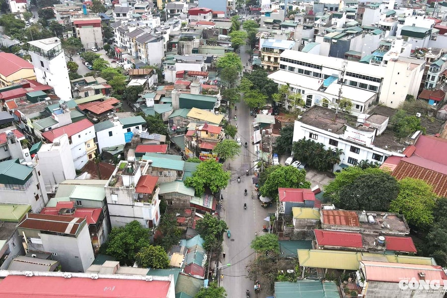 Hiện trạng đường Lĩnh Nam ùn tắc, xuống cấp trước ngày khởi công cải tạo
