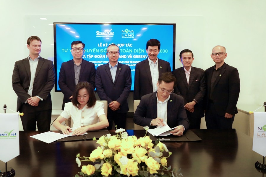 Novaland bắt tay GreenViet triển khai ESG toàn diện, hướng tới phát triển bền vững quốc tế