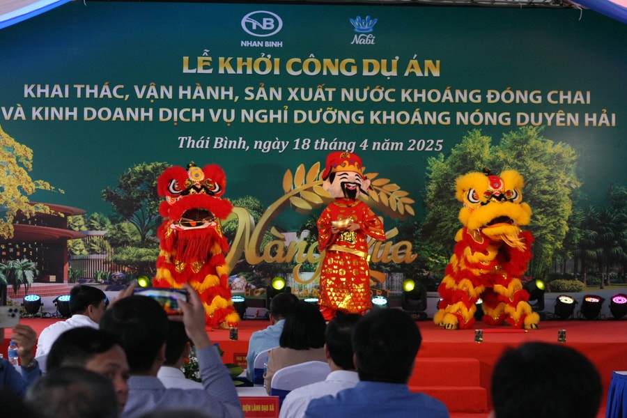 Công ty CP Nhân Bình đầu tư hơn 162 tỷ đồng vào dự án nước khoáng và nghỉ dưỡng khoáng nóng tại Hưng Hà (Thái Bình)