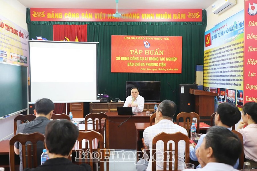 Hội Nhà báo Hưng Yên nâng cao năng lực số cho nhà báo