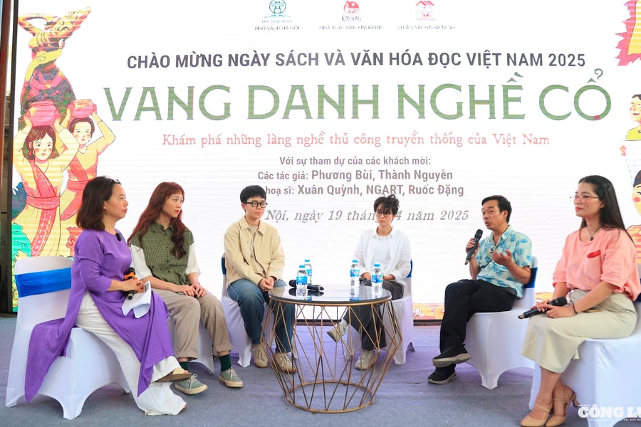 Nhà xuất bản Kim Đồng ra mắt bộ sách 'Vang danh nghề cổ’