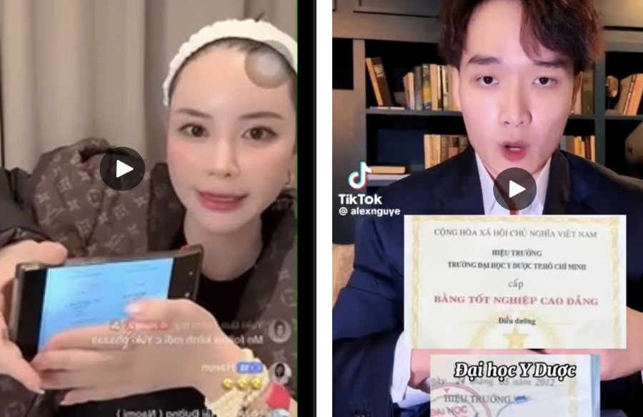 TP HCM: Xác minh nghi vấn dùng bằng giả quảng cáo làm đẹp của tài khoản Tiktok Yuki