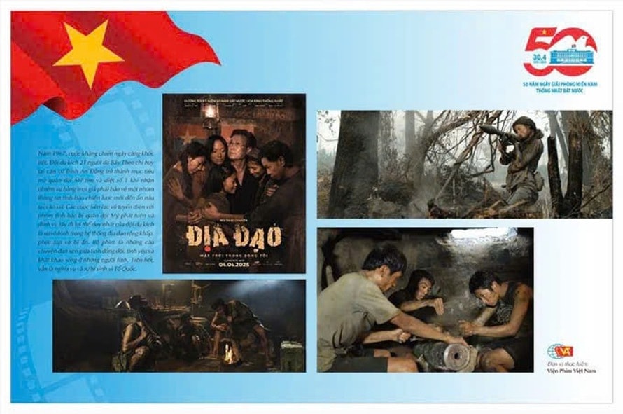 Triển lãm, chiếu phim 'Âm vang đại thắng mùa Xuân 1975 trong điện ảnh'