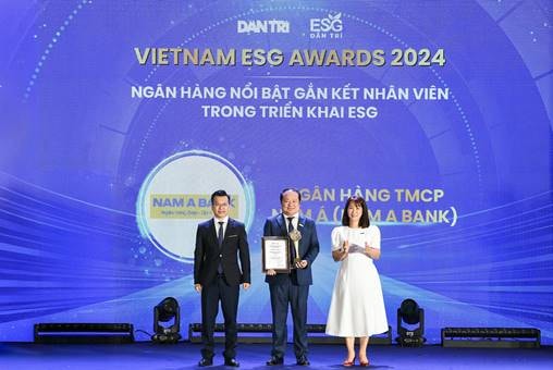Nam A Bank nhận giải thưởng Vietnam ESG Awards