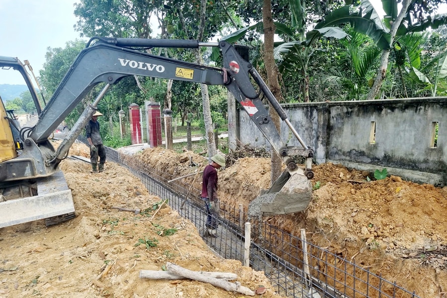 Hà Tĩnh: Dấu hiệu thi công không đúng thiết kế tại dự án do Công ty TNHH Hoài Nhật trúng thầu?