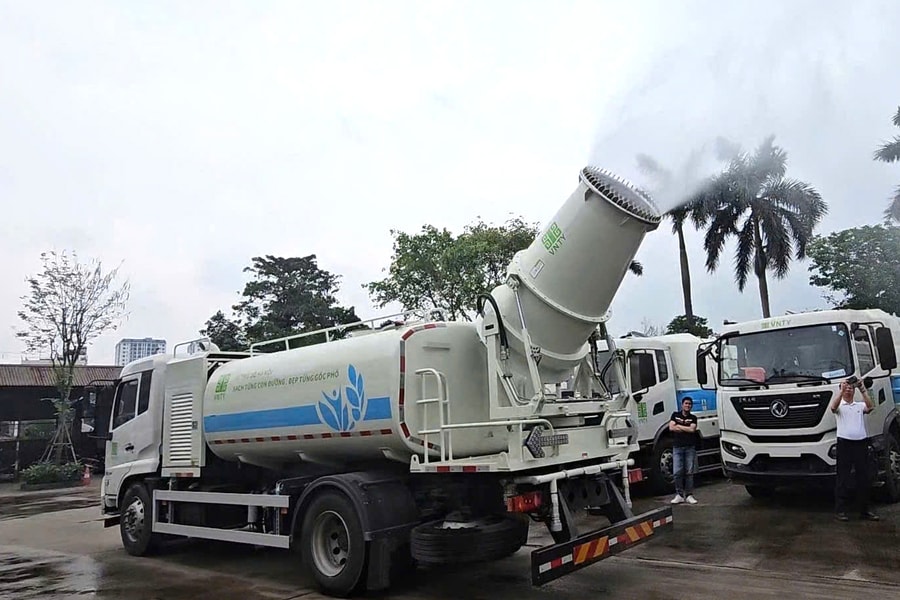 Lộ diện 'pháo xa sương mù'- giải pháp giảm ô nhiễm bụi mịn ở Hà Nội