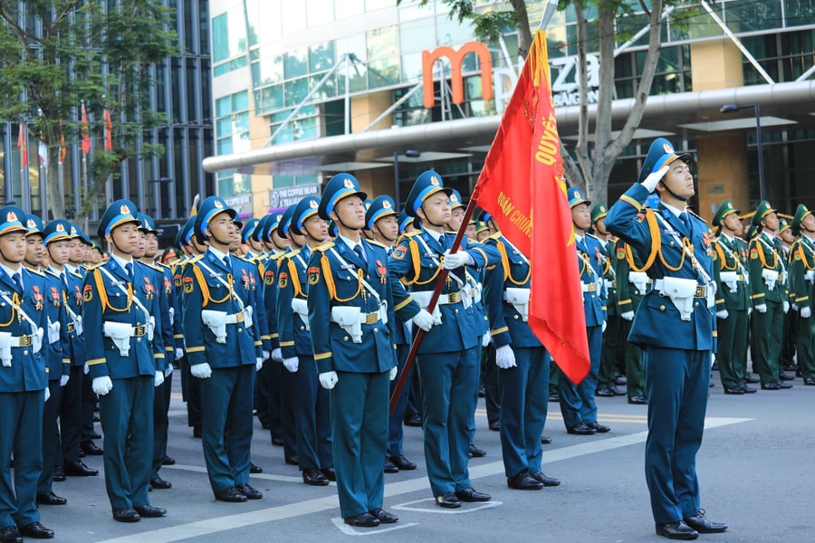 56 khối lực lượng sẵn sàng diễu binh, diễu hành trong Đại lễ 30/4