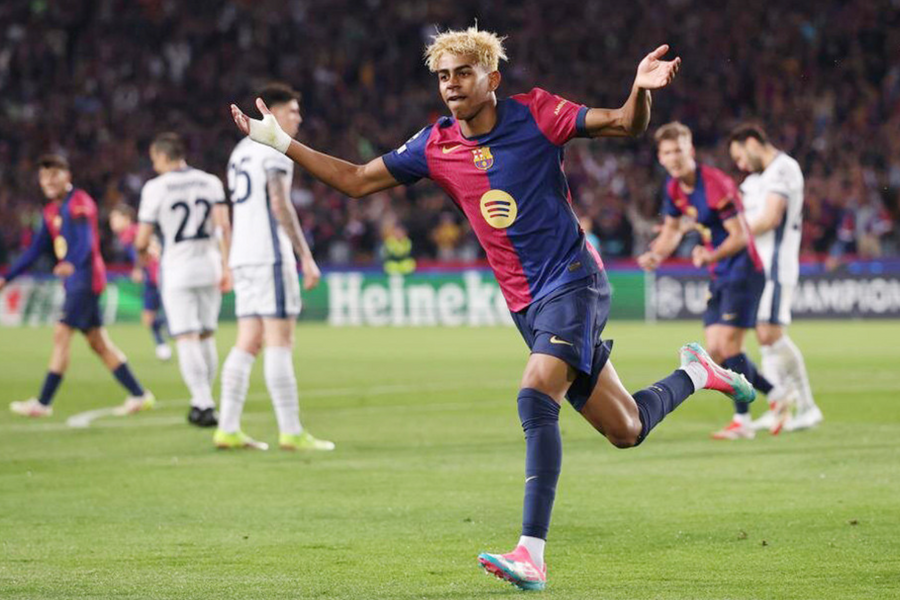 Barcelona bị Inter cầm hoà ở lượt đi bán kết Champions League 2024/25