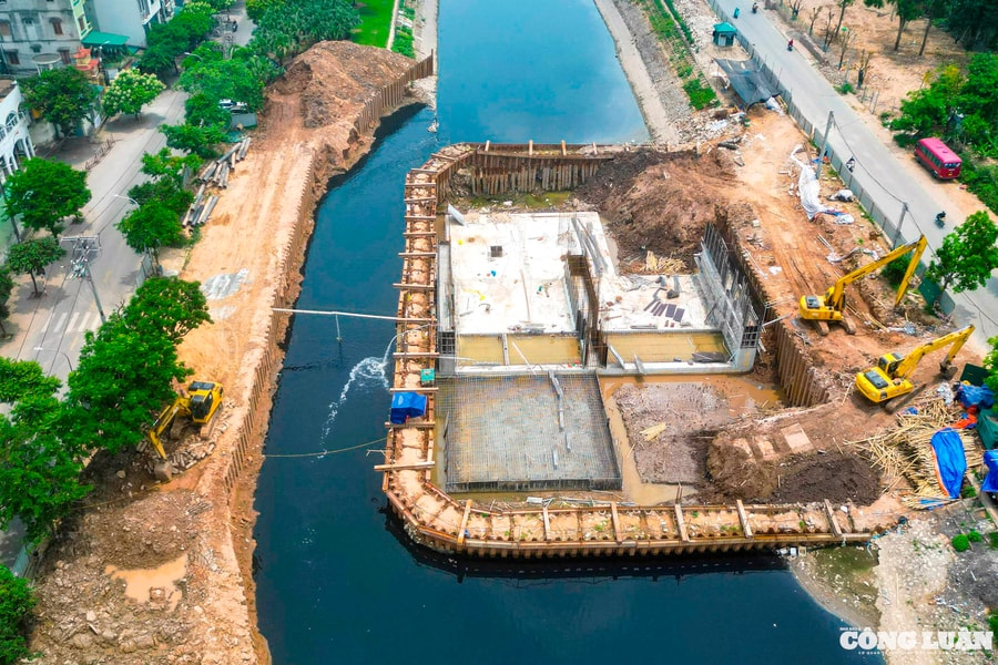 Đập dâng giữ nước trên sông Tô Lịch hiện tại ra sao?