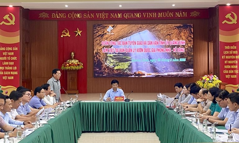 Phong Nha – Kẻ Bàng: Đẩy mạnh bảo tồn và phát triển du lịch gắn với chuyển đổi số