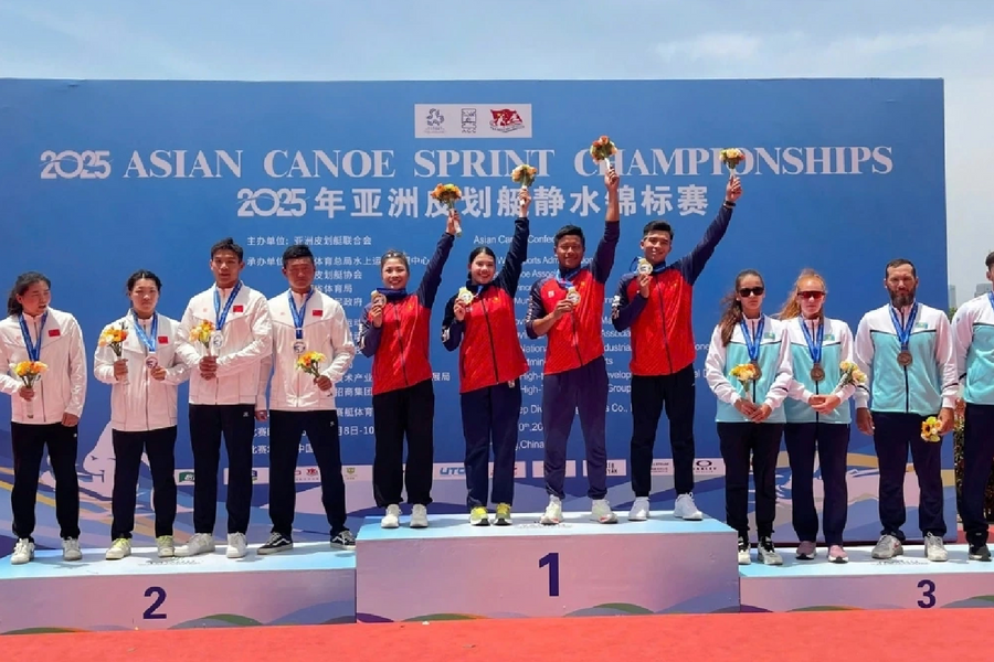 Canoeing Việt Nam giành HCV châu Á, lập kỳ tích tại giải vô địch châu lục 2025