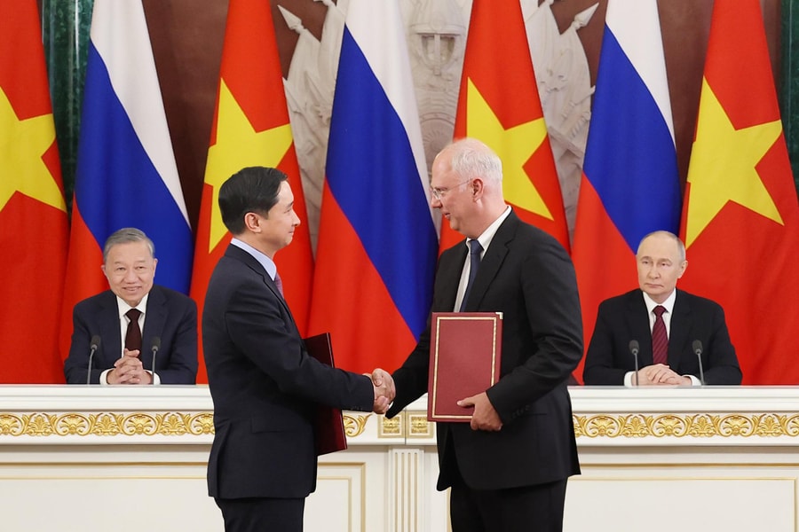 Tổng thống Putin và Tổng Bí thư Tô Lâm chứng kiến hợp tác của VNVC về vắc xin công nghệ cao